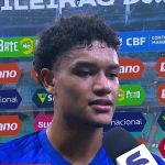 Kaique Kenji dedica vitória do Cruzeiro a William e pede orações ao filho do lateral
