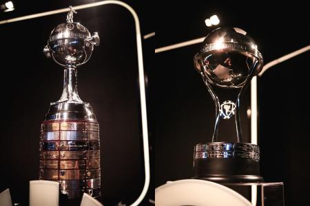 Troféus das copas Libertadores e Sul-Americana