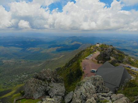 Vista aérea do Santuário de Nossa Senhora da Piedade em Caeté