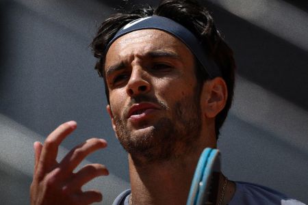 Lorenzo Musetti em ação na temporada 2026