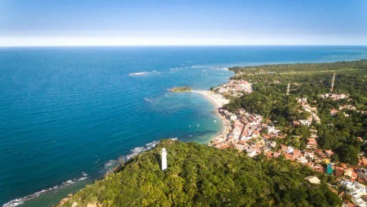 Morro de São Paulo, no litoral sul da Bahia