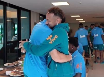 Neymar na apresentação à Seleção Brasileira para a Copa do Mundo de 2026