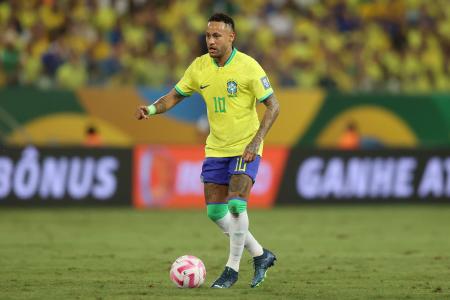 Neymar em ação pela Seleção Brasileira em 2023 • Vítor Silva/CBF