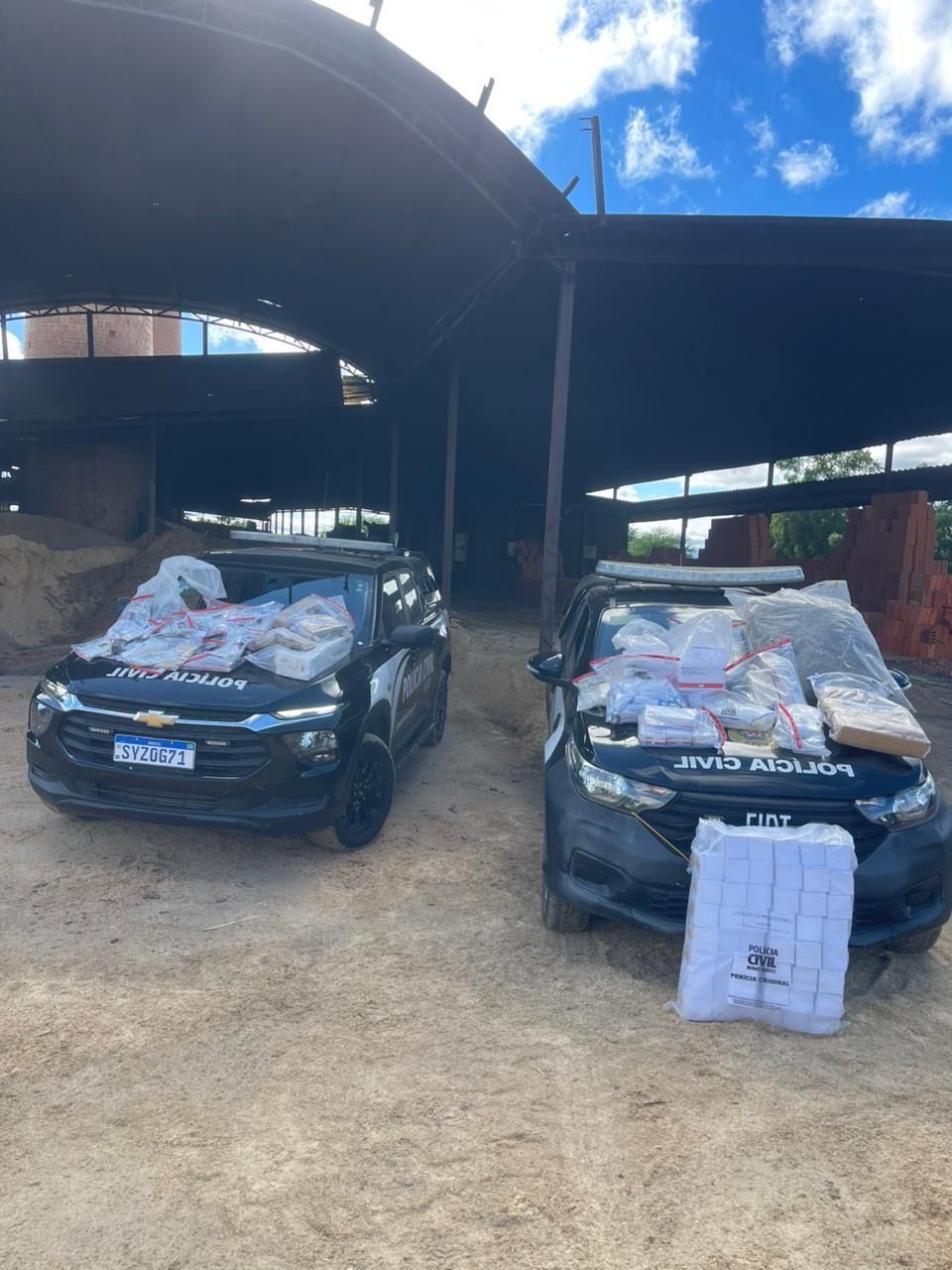 Polícia Civil incinera cerca de 300 quilos de drogas apreendidas em Espinosa