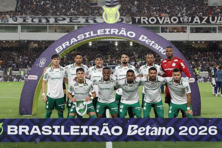 Time do Palmeiras que enfrentou o Remo