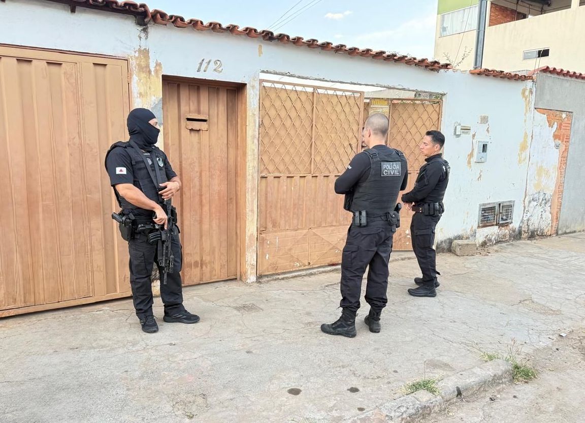 Operação da Polícia Civil prende grupo suspeito de extorsão em Montes Claros