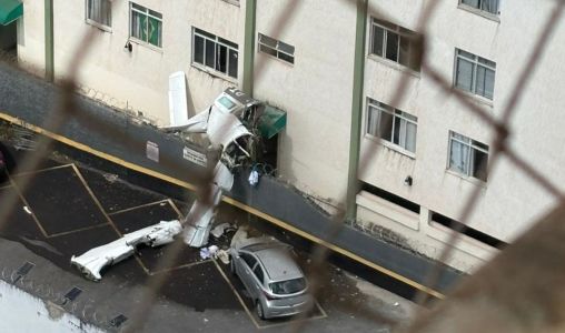 Avião caiu nesta manhã em BH