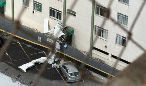 Avião caiu nesta manhã em BH