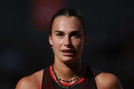 Aryna Sabalenka em disputa de Roland Garros 2026