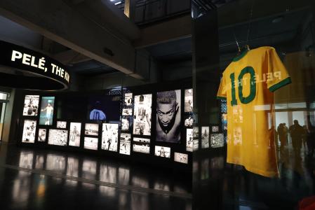 Exposição principal do Museu do Futebol