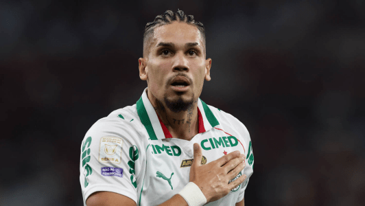 Paulinho celebra gol pelo Palmeiras no Maracanã • Cesar Greco/Palmeiras