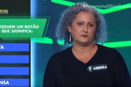Participante foi eliminada na primeira pergunta durante o Show do Milhão