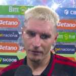 Titular do Fla opina sobre goleada do Palmeiras e discorda do placar