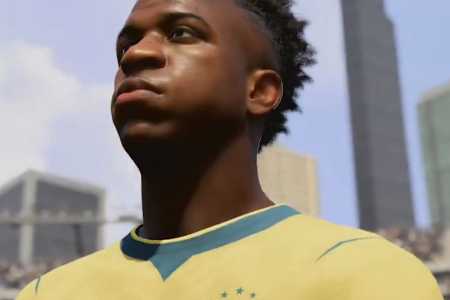 Vinicius Júnior pela Seleção Brasileira no EA Sports FC 26