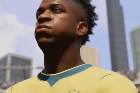 Vinicius Júnior pela Seleção Brasileira no EA Sports FC 26