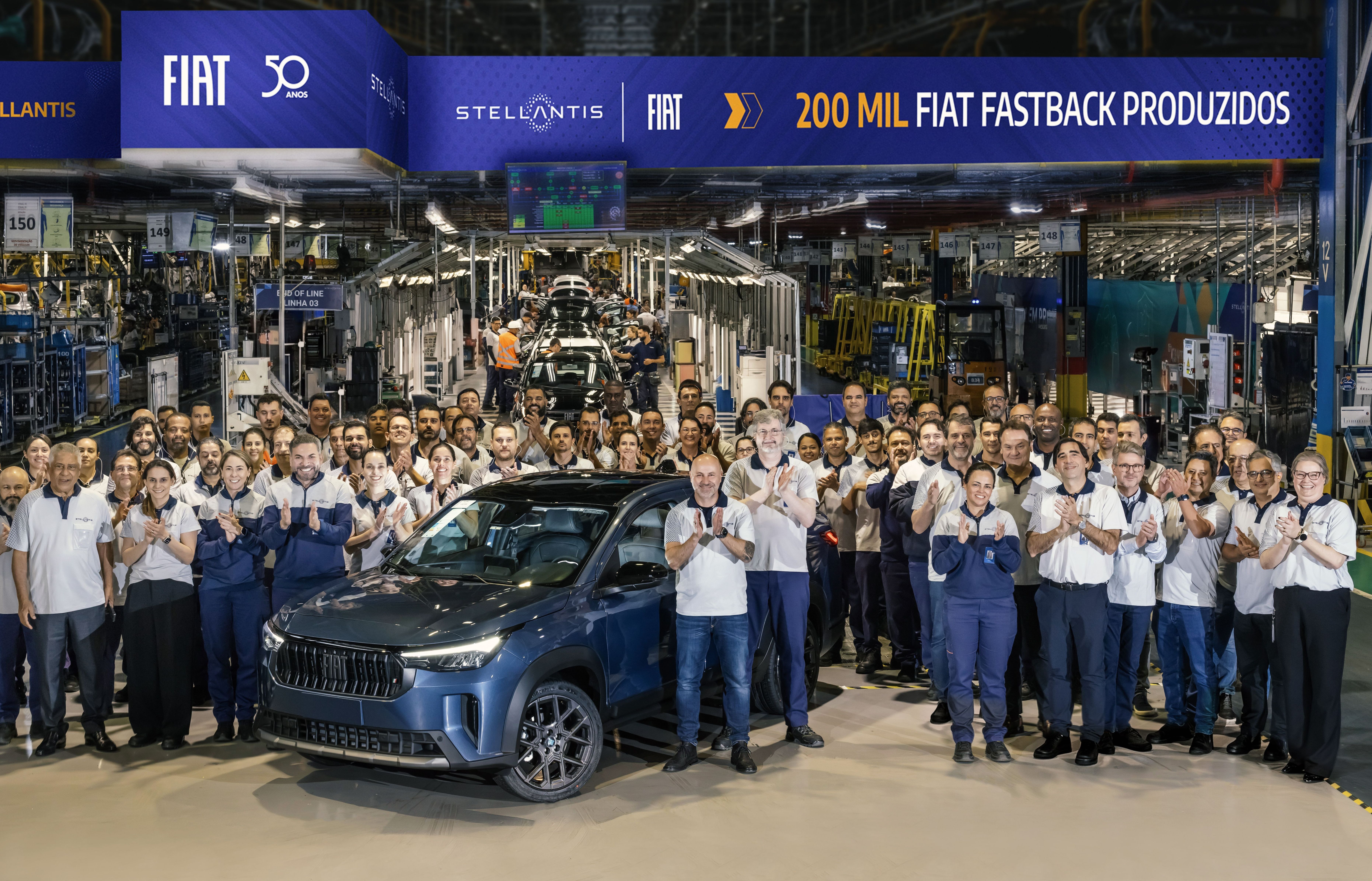Fiat Fastback alcança a marca de 200 mil unidades produzidas em Betim