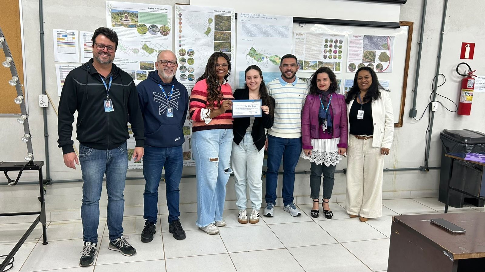 Unis premia projeto acadêmico para área verde em Varginha