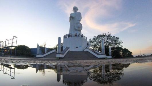 Estátua do Padre Cícero, em Juazeiro do Norte, no Ceará
