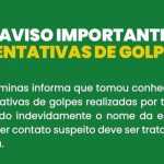 Empresa de Varginha alerta que tem sido usada em tentativas de golpes