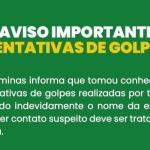 Empresa de Varginha alerta que tem sido usada em tentativas de golpes