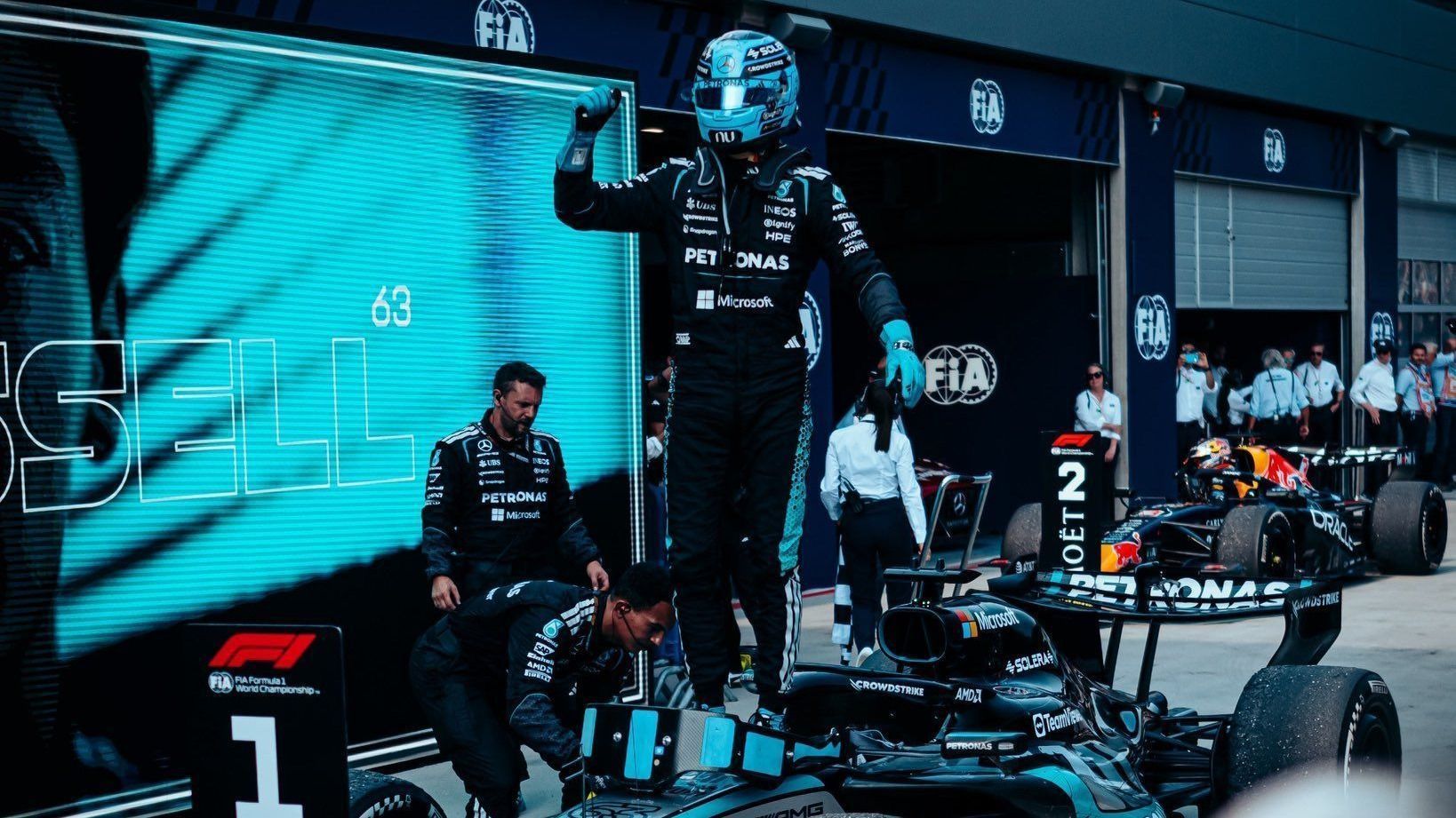 Russell celebra vitória no GP da Áustria de F1: ‘Fazia tempo que não conseguia’