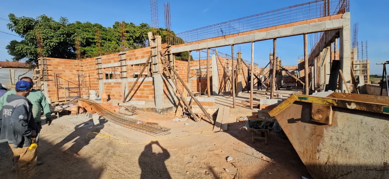 Obras da nova UBS do Jardim Áurea avançam em Varginha