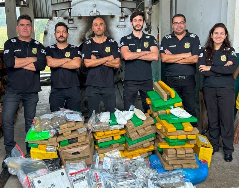 Polícia Civil incinera 150 quilos de drogas apreendidas no Sul de Minas
