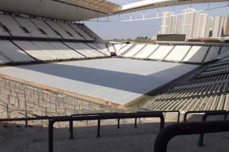 Gramado da Neo Química Arena passa por reforma durante Copa do Mundo