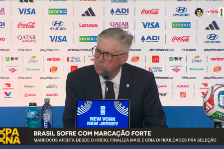 Carlo Ancelotti, técnico da Seleção Brasileira