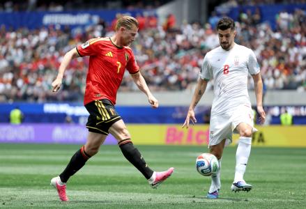 Jogo entre Bélgica e Irã pela fase de grupos da Copa do Mundo • Fifa/Divulgação