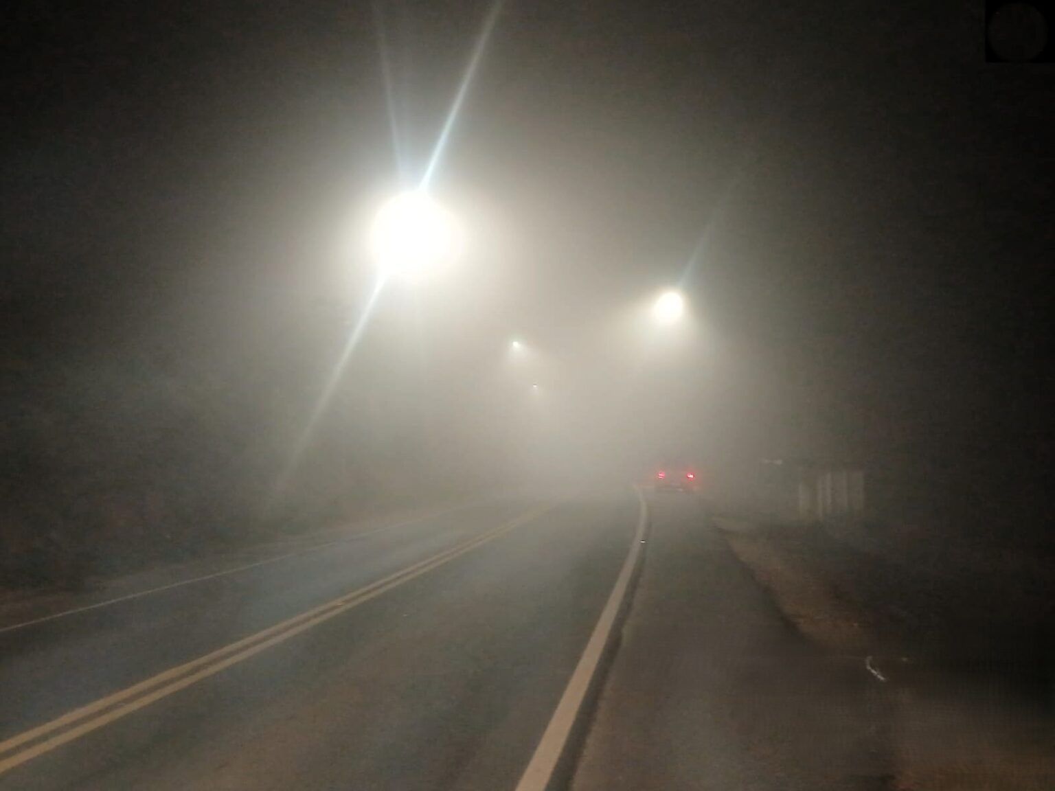 Concessionária mapeia trechos com mais neblina no Sul de Minas