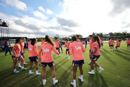 Treino da Seleção Brasileira Feminina em São Paulo