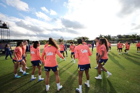 Treino da Seleção Brasileira Feminina em São Paulo