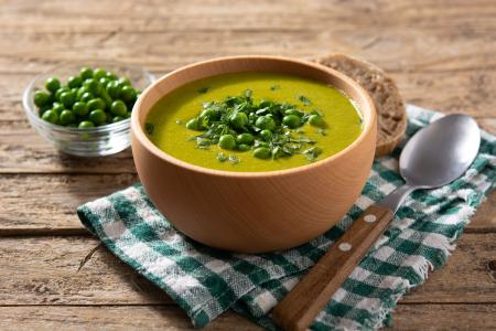 Sopa de ervilha fit