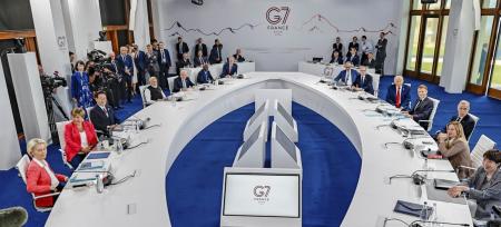residente da República, Luiz Inácio Lula da Silva, durante reunião ampliada do G7