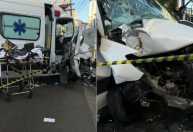 Ambulância perde controle, bate em poste e paciente morre em São Paulo