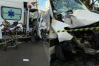 Ambulância perde controle, bate em poste e paciente morre em São Paulo