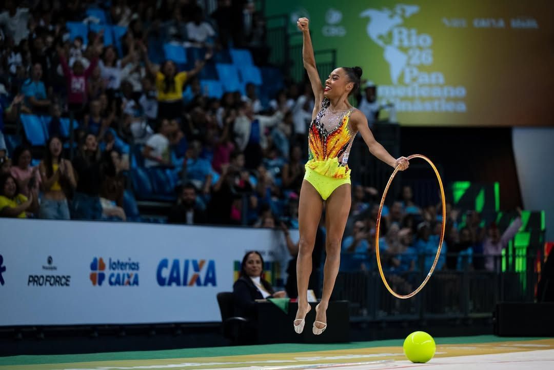 Brasileiras dominam Pan-Americano de Ginástica Rítmica e colocam Brasil no topo