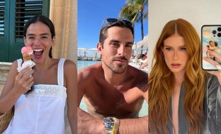 Bruna Marquezine, Rodrigo Branco e Marina Ruy Barbosa