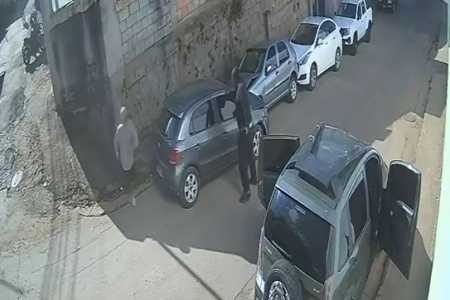 Vídeo: câmera flagra execução de homem que estava em carro no Nova Gameleira, em BH