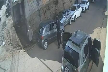 Vídeo: câmera flagra execução de homem que estava em carro no Nova Gameleira, em BH