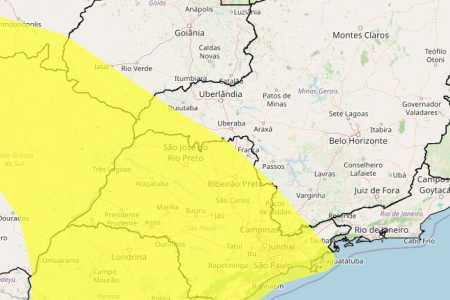 Chuvas intensas em MG: veja lista das 66 cidades sob alerta neste sábado (20) • Reprodução/ Inmet