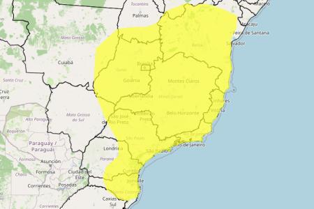 Onda de frio ameaça mais de 2 mil cidades de 13 estados até sábado (6); veja lista • Reprodução/ Inmet