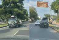 Vídeo: briga de trânsito na Av. Raja Gabaglia, em BH, vira caso de polícia