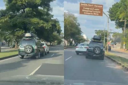 Vídeo: briga de trânsito na Av. Raja Gabaglia, em BH, vira caso de polícia