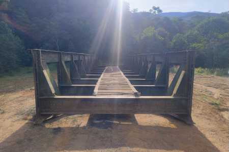 Ponte furtada em MG foi trazida da Europa no século XIX e integrava antigo trecho de ferrovia