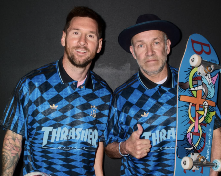 Collab entre adidas Skateboarding, Thrasher e Argentina