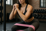 Exercícios com elástico: treino simples para fazer no frio em casa