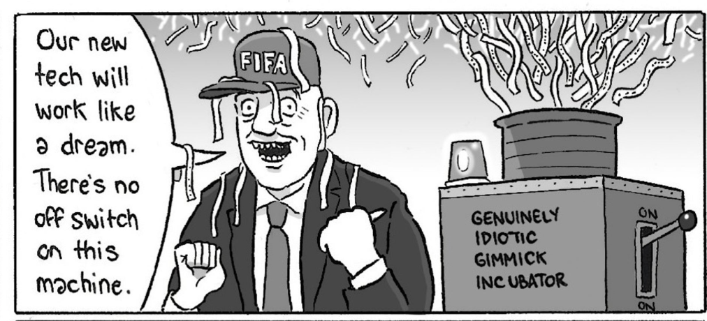 Desenho que transformou a Copa do Mundo em um espetáculo da Broadway