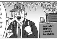 Desenho que transformou a Copa do Mundo em um espetáculo da Broadway